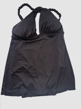 Coco Contours Black Swim Dress 14 38D Bra-Sized NWT